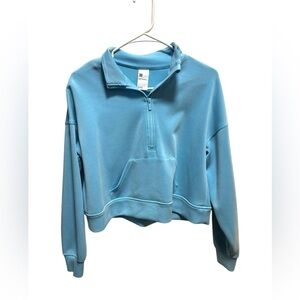 NWOT All in motion Blue Quarter-Zip Women's Top pullover